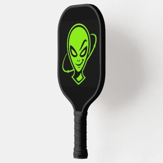 Green Alien Good Luck Pickleball Paddle (Links)