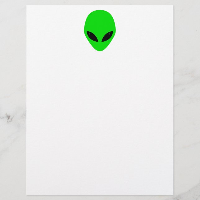 Green Alien Head (Voorkant)