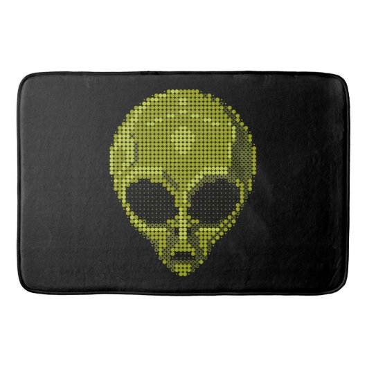 Green Alien Head Badmat (Voorkant)