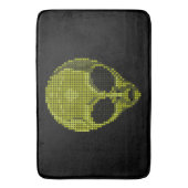 Green Alien Head Badmat (Voorkant Verticaal)