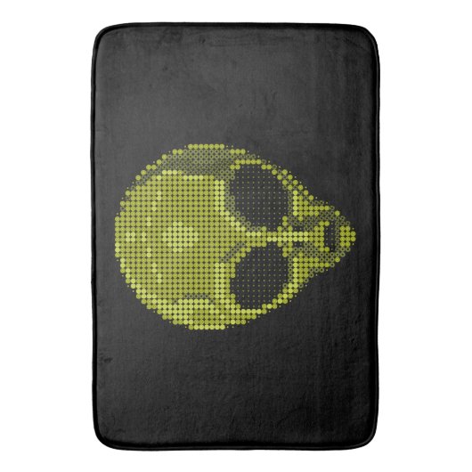 Green Alien Head Badmat (Voorkant Verticaal)