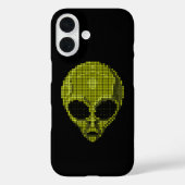 Green Alien Head Case-Mate iPhone Case (Achterkant)