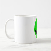Green Alien Head Koffiemok (Links)