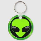 GREEN ALIEN HEAD SLEUTELHANGER (Voorkant)