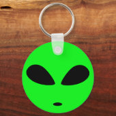 GREEN ALIEN HEAD SLEUTELHANGER (Voorkant)