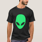 Green Alien Head T-shirt (Voorkant)