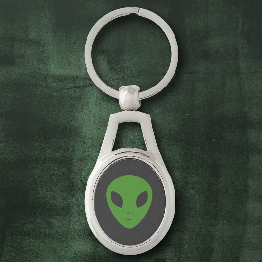 Green Alien Metal sleutelhanger