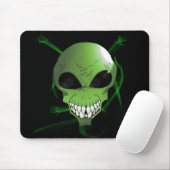 Green Alien Mousepad Muismat (Met muis)