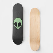 Green Alien Persoonlijk Skateboard (Voorkant)