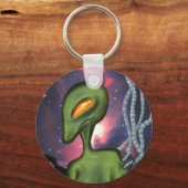 Green Alien Sleutelhanger (Voorkant)