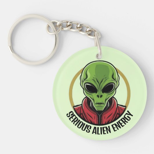 Green Alien Sleutelhanger (Voorkant)