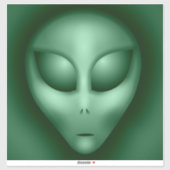 Green Alien Sticker (Vel)
