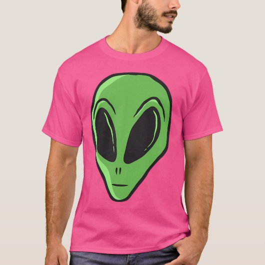 Green Alien T-shirt (Voorkant)