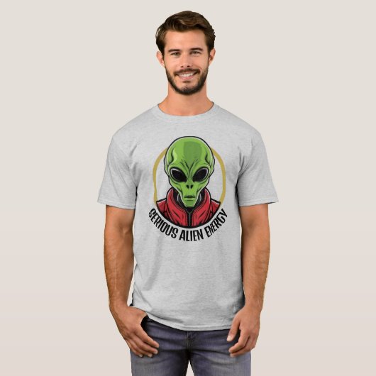 Green Alien T-shirt (Voorkant volledig)