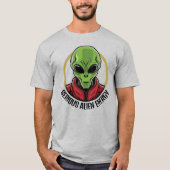Green Alien T-shirt (Voorkant)