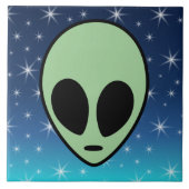 Green Alien Tegeltje (Voorkant)