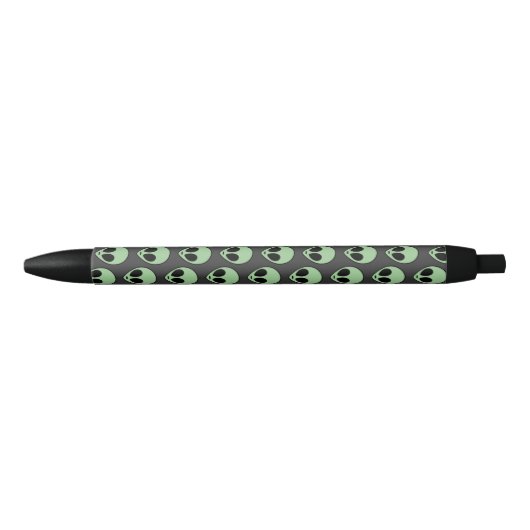 Green Alien Zwarte Inkt Pen (Voorkant)