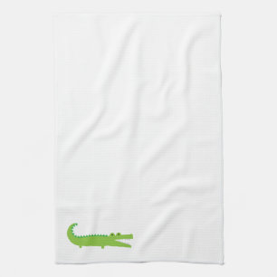 Green Alligator Kitchen Towel Theedoek