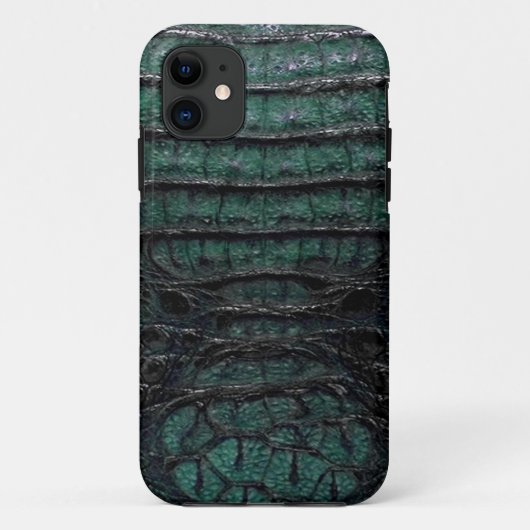 Green Alligator Skin Case-Mate iPhone Case (Achterkant)