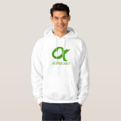 green alpheart hoodie (Voorkant volledig)