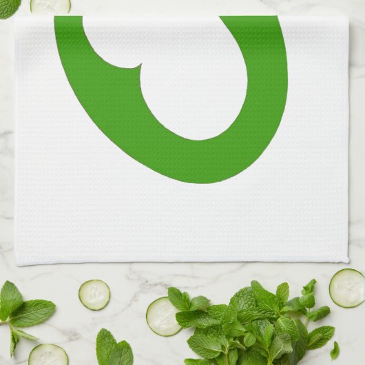 Green Alpheart Theedoek (Gevouwen)