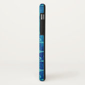 Green Anchor Pattern Blue Waterverf Case-Mate iPhone Case (Achterkant/links)