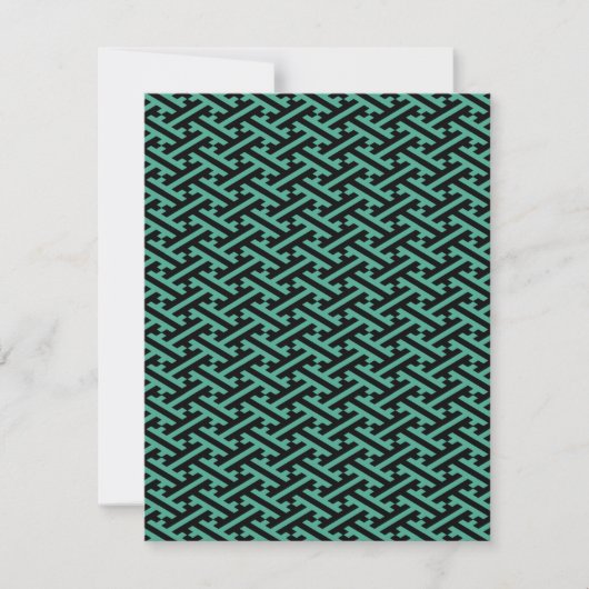 Green and Black Sayagata Pattern (Voorkant)