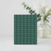 Green and Black Sayagata Pattern (Staand voorkant)