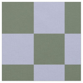 Green and Blue Checkered Pattern Stof