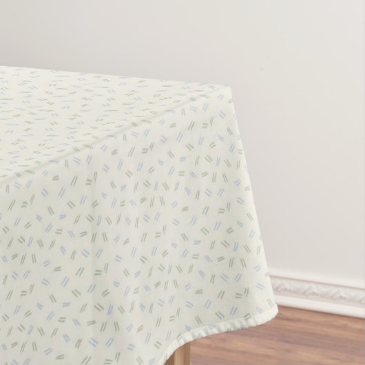 Green And Blue Doodle Pattern Tablecloth Tafelkleed (Voorbeeld)