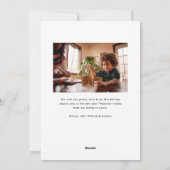 Green and Blue Tartan Pset Merry-kerstfoto Feestdagenkaart (Achterkant)