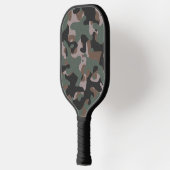 Green and Brown Camouflage Pickleball Paddle (Links)