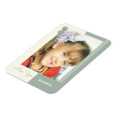 Green and cream miss you grandma foto magneet (Linkerzijde)