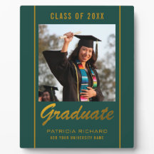 Green and Gold Afstudeerder Photo Afstuderen Keepo