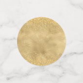 Green and Gold Christmas Party Confetti (Kleine voorkant)