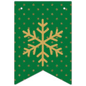 Green and Gold Christmas  Vlaggetjes (Eerste vlag)