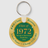 Green and Gold, Class of 1972, Party Favors Sleutelhanger (Voorkant)