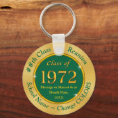 Green and Gold, Class of 1972, Party Favors Sleutelhanger (Voorkant)