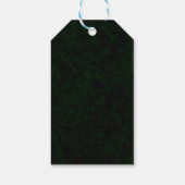 Green and Gold Glitter Agate Marble Sweet 16 Cadeaulabel (Achterkant)