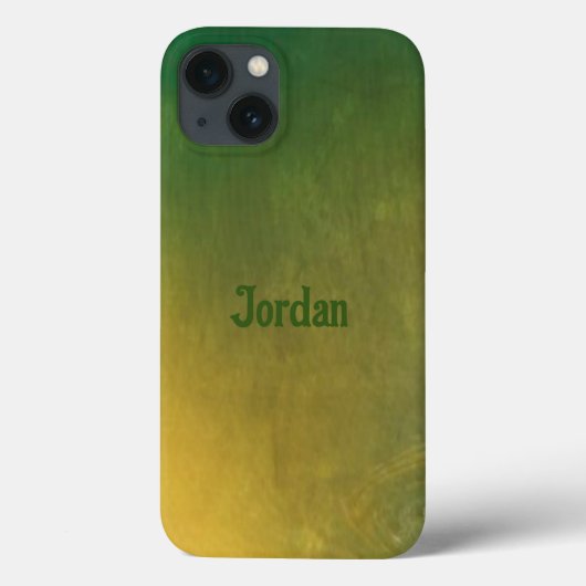 Green and Gold iPhone / iPad case (Achterkant)
