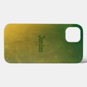Green and Gold iPhone / iPad case (Achterkant (horizontaal))