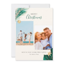 Green and Gold Tropical 2-fotoKerstmis