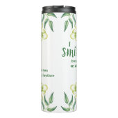 Green and Ivory Sister-in-Laugh Funny Quote Thermosbeker (Achterkant)