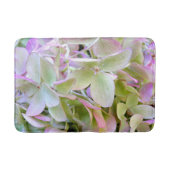 Green and Lavender Hydrangea Floral Bath Mat (Voorkant)