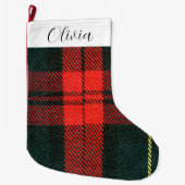 Green and Red  Grote Kerstsok (Voorkant)