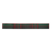 Green and Red Plaid Tartan Ribbon Satijnen Lint (Voorkant)
