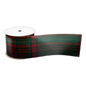 Green and Red Plaid Tartan Ribbon Satijnen Lint (Spoel)