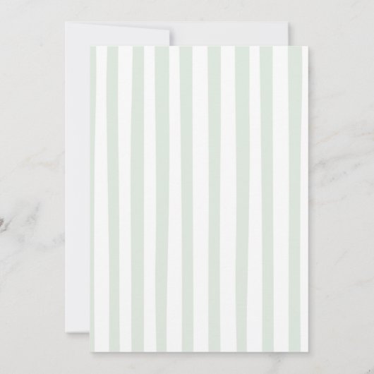 Green and Red Retro Christmas Winter 4th Birthday Kaart (Achterkant)