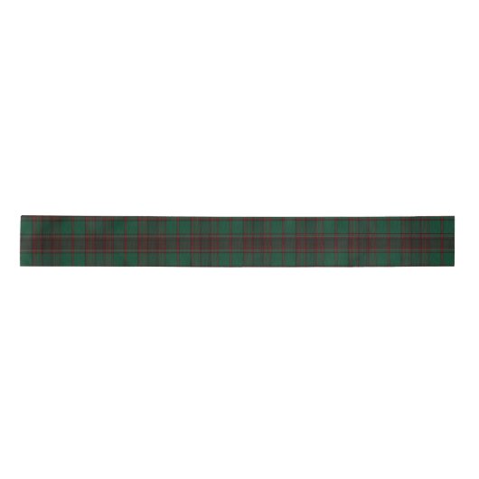 Green and Red Tartan Plaid Ribbon Satijnen Lint (Voorkant)