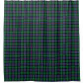 Green and Royal Blue Argyll Scotland Tartan Douchegordijn (Voorkant)